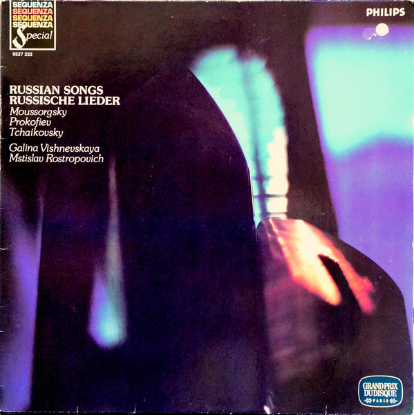 Cover Mussorgsky*, Prokofiev*, Tchaikovsky*, Galina Vishnevskaya, Mstislav Rostropovich - Russian Songs * Russische Lieder (LP, Album, RE) Schallplatten Ankauf
