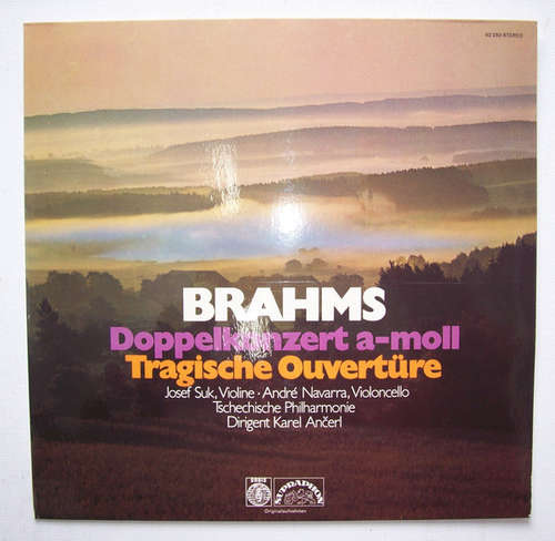 Cover Brahms*, Josef Suk, Karel Ančerl, André Navarra - Doppelkonzert A-Moll Op. 102 / Tragische Ouvertüre Op. 81 (LP, Comp) Schallplatten Ankauf