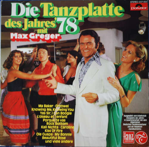 Cover Max Greger - Die Tanzplatte Des Jahres '78 (LP, Album) Schallplatten Ankauf