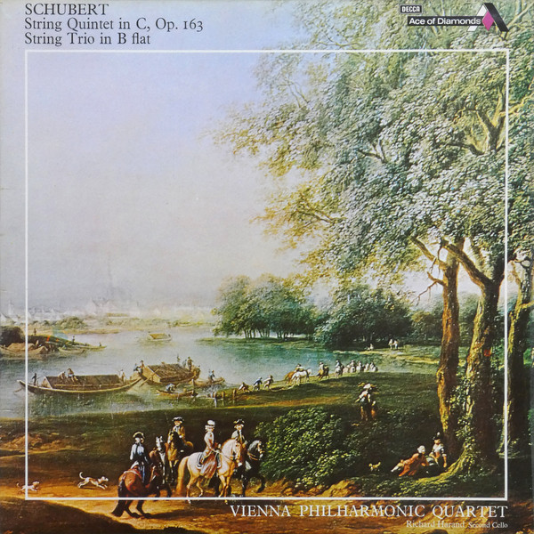 Cover Schubert*, Vienna Philharmonic Quartet*, Richard Harand - String Quintet In C (D.956) / String Trio In B Flat (D.471) (LP, RE) Schallplatten Ankauf