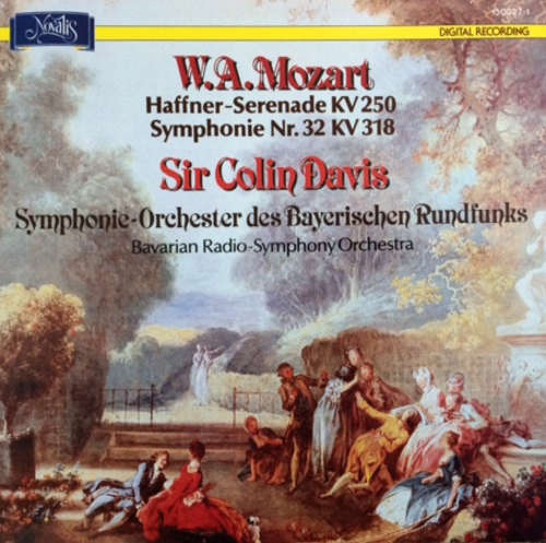 Cover W.A. Mozart*, Sir Colin Davis, Symphonie-Orchester Des Bayerischen Rundfunks - Haffner-Serenade KV 250 / Symphonie Nr. 32 KV 318 (LP, Dig) Schallplatten Ankauf