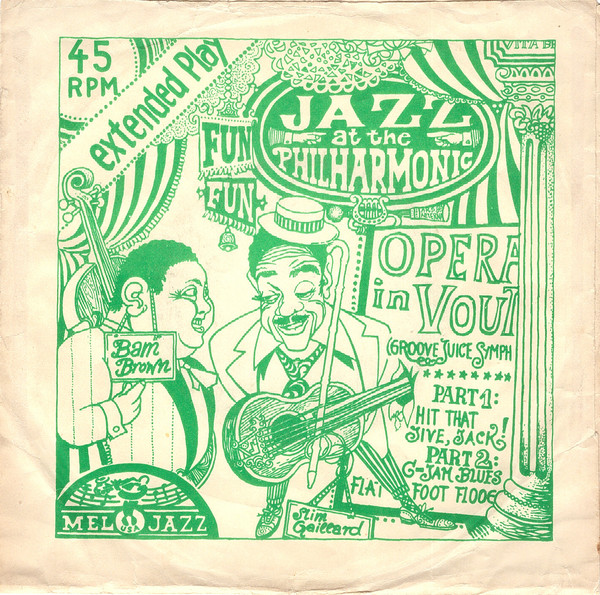 Cover Jazz At The Philharmonic, Slim Gaillard, Bam Brown* - Opera In Vout (7) Schallplatten Ankauf