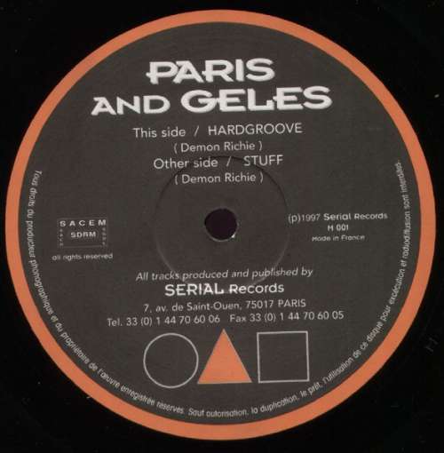 Cover Paris And Geles* - Hardgroove / Stuff (12) Schallplatten Ankauf