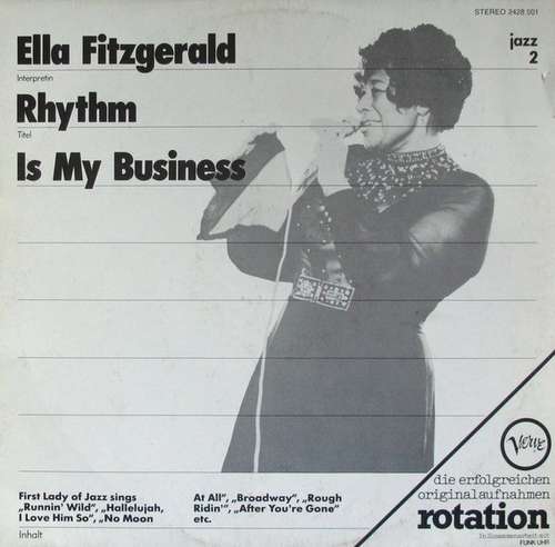 Cover Ella Fitzgerald - Rhythm Is My Business (LP, RE) Schallplatten Ankauf
