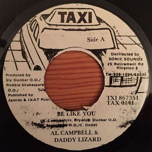 Cover Al Campbell, Daddy Lizard - Be Like You (7, Single) Schallplatten Ankauf
