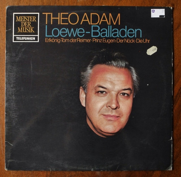 Bild Theo Adam - Loewe-Balladen (LP) Schallplatten Ankauf