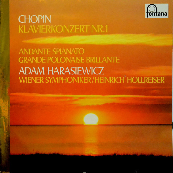 Cover Chopin* – Adam Harasiewicz, Wiener Symphoniker, Heinrich Hollreiser - Klavierkonzert Nr. 1 E-moll Op. 11 (LP, Album) Schallplatten Ankauf