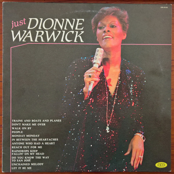 Cover Dionne Warwick - just Dionne Warwick (LP, Comp) Schallplatten Ankauf