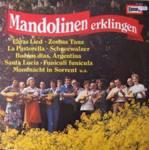 Cover Mandolinen-Orchester La Danza - Mandolinen Erklingen (LP) Schallplatten Ankauf
