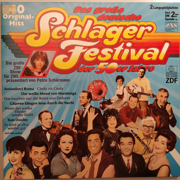 Cover Various - Das Große Deutsche Schlagerfestival Der 50er Jahre (2xLP, Comp, Gat) Schallplatten Ankauf