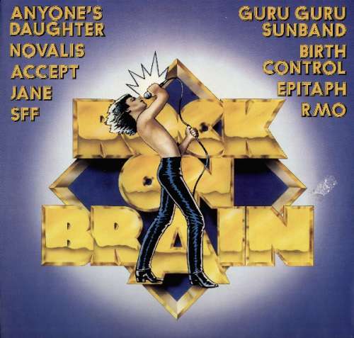 Cover Various - Rock On Brain (LP, Comp) Schallplatten Ankauf