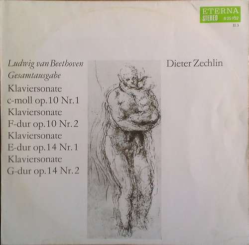 Cover Ludwig van Beethoven, Dieter Zechlin - Klaviersonaten C-moll Op. 10 Nr. 1 - F-dur Op. 10 Nr. 2 - E-dur Op. 14 Nr. 1 - G-dur Op. 14 Nr. 2 (LP) Schallplatten Ankauf