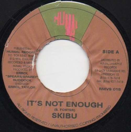 Bild Skibu / Spears* & Starky (2) - It's Not Enough / Dub 2 (7, RP) Schallplatten Ankauf