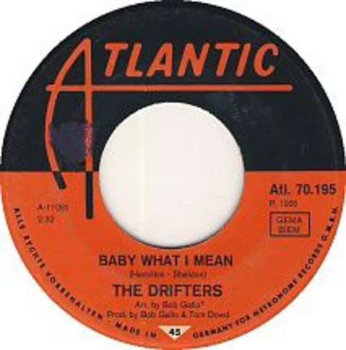 Cover The Drifters - Baby What I Mean / Aretha (7, Single) Schallplatten Ankauf