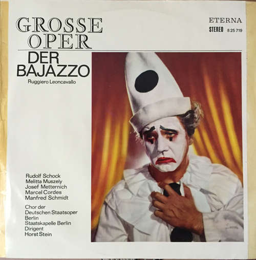 Cover Ruggiero Leoncavallo, Horst Stein - Der Bajazzo - Opernquerschnitt (LP, Album) Schallplatten Ankauf