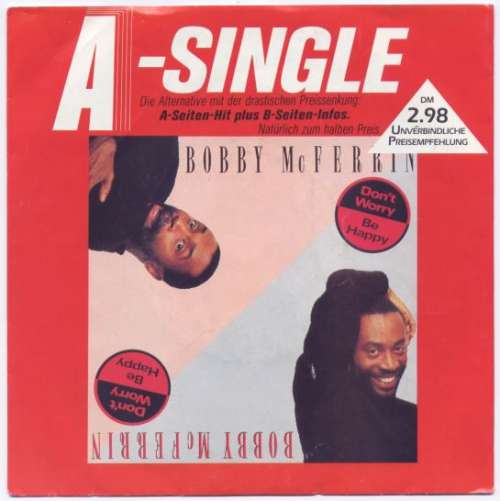 Cover Bobby McFerrin - Don't Worry, Be Happy (7, Single) Schallplatten Ankauf