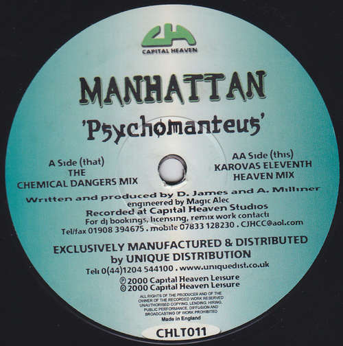 Cover Manhattan - Psychomanteus (12) Schallplatten Ankauf