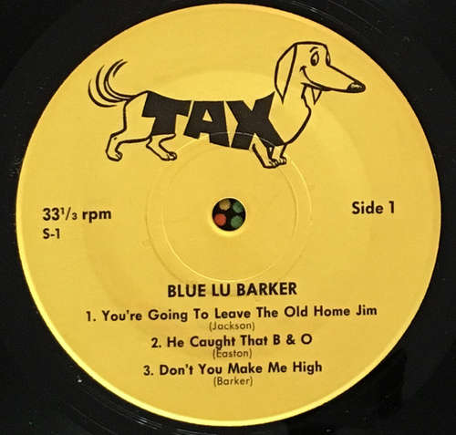 Cover Blue Lu Barker - Blue Lu Barker + Danny Barker And His Fly Cats (7, EP) Schallplatten Ankauf