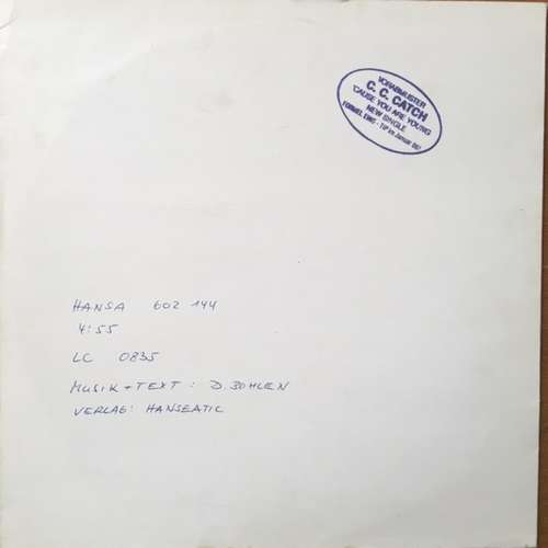 Cover C.C. Catch - 'Cause You Are Young (12, Promo) Schallplatten Ankauf