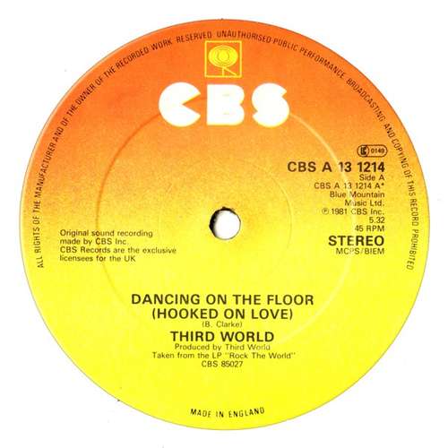 Cover Third World - Dancing On The Floor (Hooked On Love) (12) Schallplatten Ankauf
