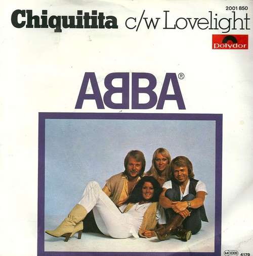 Cover ABBA - Chiquitita c/w Lovelight (7, Single, Pap) Schallplatten Ankauf