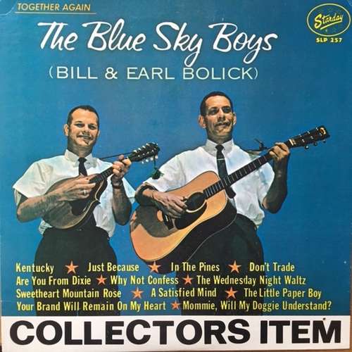 Cover The Blue Sky Boys (Bill & Earl Bolick)* - Together Again (LP, Album, RE) Schallplatten Ankauf