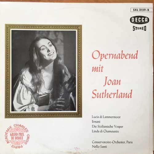 Cover Joan Sutherland - Opernabend Mit Joan Sutherland (LP) Schallplatten Ankauf
