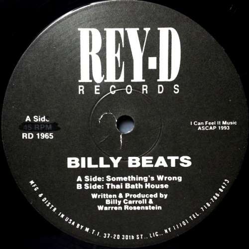 Cover Billy Beats - Something's Wrong / Thai Bath House (12) Schallplatten Ankauf