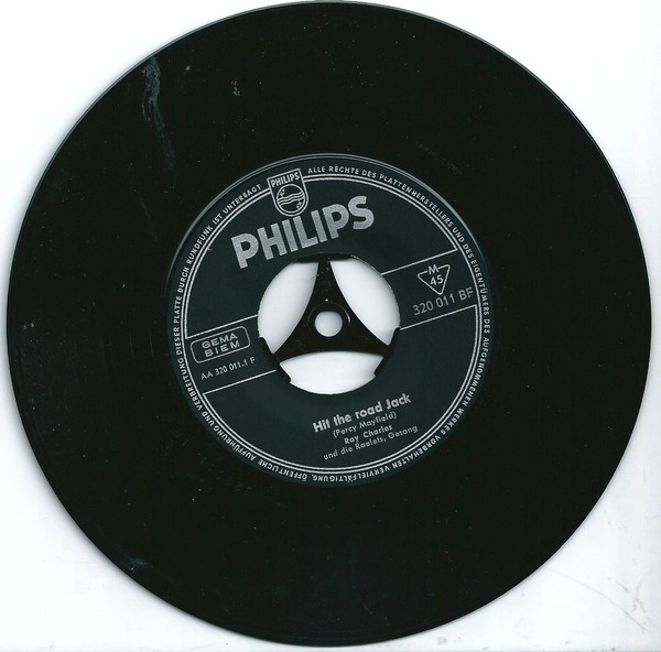 Cover Ray Charles - Hit The Road Jack (7, Single) Schallplatten Ankauf