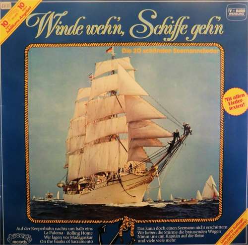 Cover Chor Und Orchester Paul Biste - Winde Weh'n, Schiffe Geh'n (LP, Album, Ltd) Schallplatten Ankauf