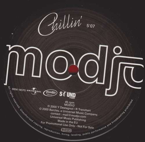 Cover Modjo - Chillin' (12, S/Sided, Promo) Schallplatten Ankauf
