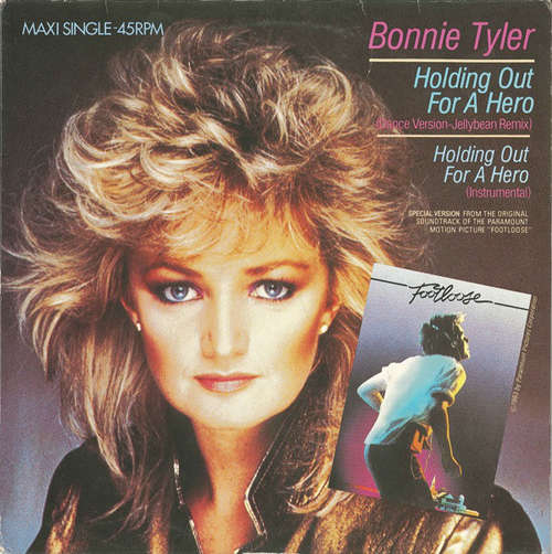 Cover Bonnie Tyler - Holding Out For A Hero (Dance Version-Jellybean Remix) (12, Maxi) Schallplatten Ankauf