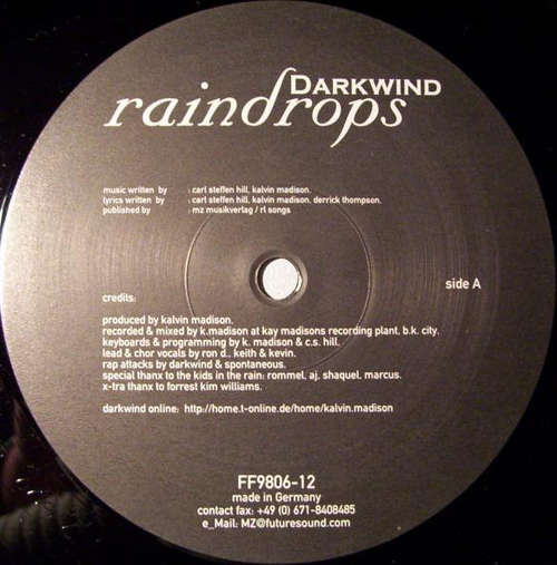 Cover Darkwind - Raindrops (12) Schallplatten Ankauf