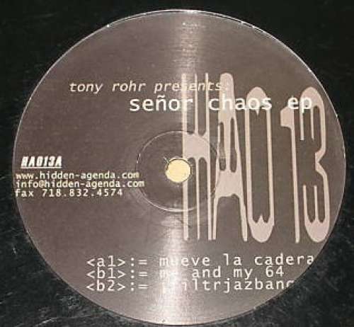 Cover Tony Rohr - Señor Chaos EP (12, EP) Schallplatten Ankauf