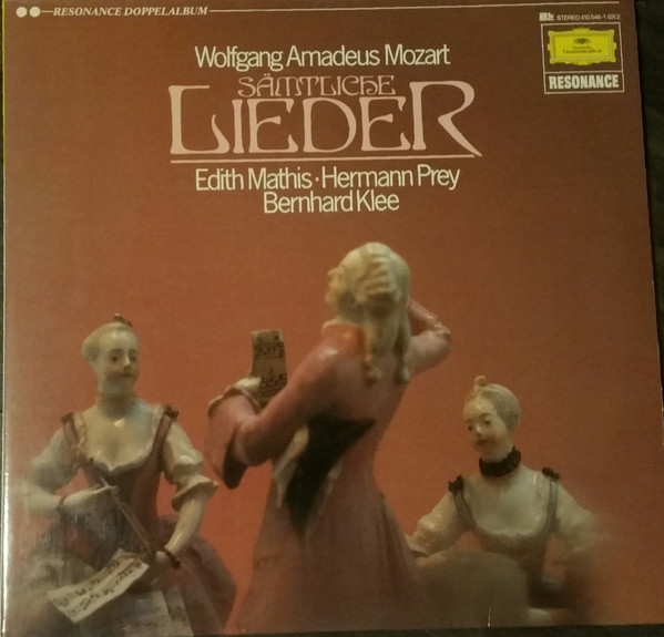 Cover Wolfgang Amadeus Mozart, Edith Mathis, Hermann Prey, Bernhard Klee - Sämtliche Lieder (2xLP, Comp) Schallplatten Ankauf