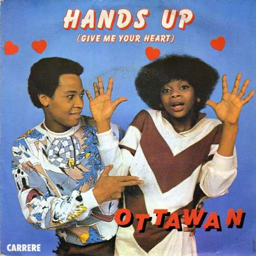 Cover Ottawan - Hands Up (Give Me Your Heart) (7, Single) Schallplatten Ankauf