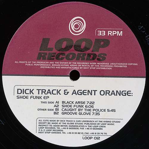 Cover Dick Track & Agent Orange - Shoe Funk EP (12, EP) Schallplatten Ankauf