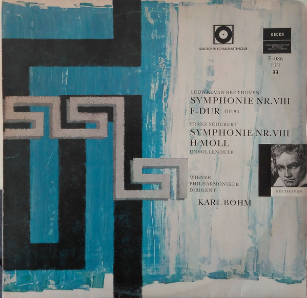 Cover Ludwig van Beethoven / Franz Schubert, Karl Böhm · Wiener Philharmoniker - 8. Symphonie / Unvollendete (LP, Club) Schallplatten Ankauf