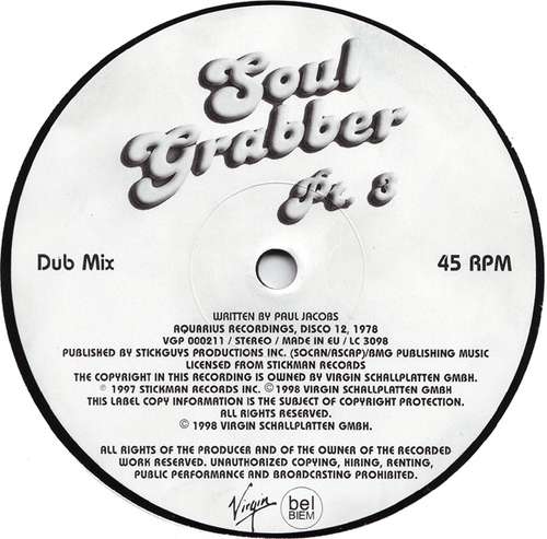 Cover Paul Jacobs - Soul Grabber Pt. 3 (12, Promo) Schallplatten Ankauf