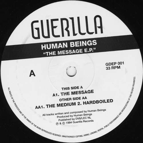 Cover Human Beings - The Message EP (12, EP) Schallplatten Ankauf