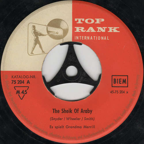 Cover Grandma Merrill - The Sheik Of Araby (7, Mono) Schallplatten Ankauf