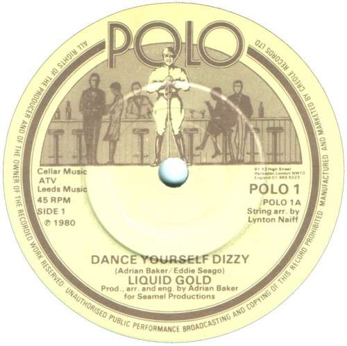 Cover Liquid Gold - Dance Yourself Dizzy (7, Single, Bro) Schallplatten Ankauf