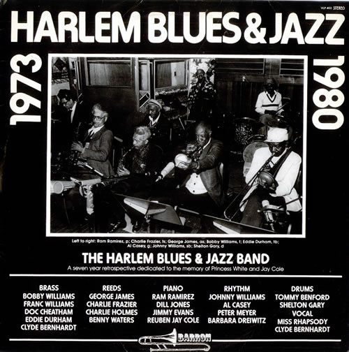 Cover The Harlem Blues & Jazz Band - Harlem Blues & Jazz 1973-1980 (LP) Schallplatten Ankauf