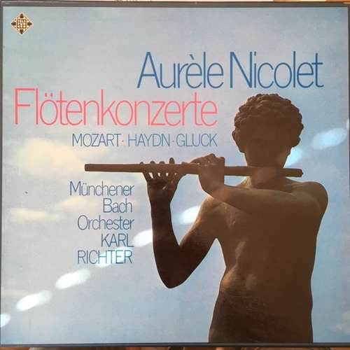 Cover Aurèle Nicolet / Mozart*, Haydn*, Gluck*, Münchener Bach Orchester*, Karl Richter - Flötenkonzerte (2xLP + Box) Schallplatten Ankauf