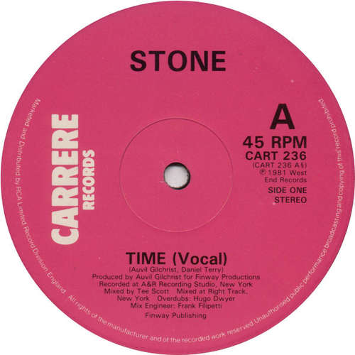 Cover Stone - Time (12, Single) Schallplatten Ankauf