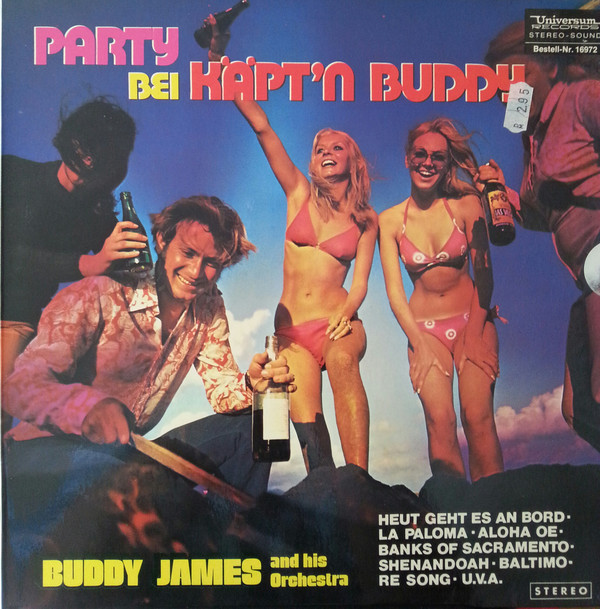 Cover Buddy James And His Orchestra - Party bei Käpt'n Buddy (LP, Album) Schallplatten Ankauf