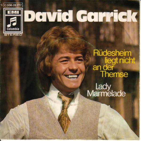 Cover David Garrick - Rüdesheim Liegt Nicht An Der Themse (7, Single) Schallplatten Ankauf