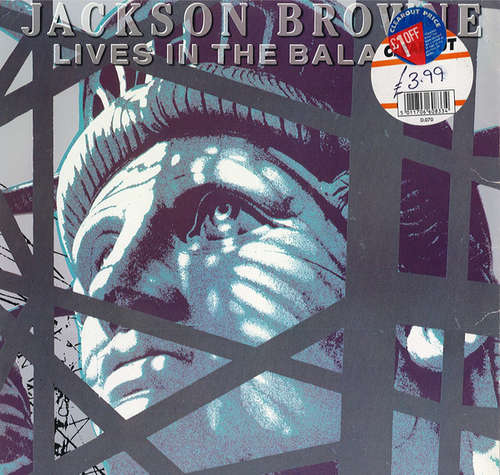 Cover Jackson Browne - Lives In The Balance (LP, Album, Lab) Schallplatten Ankauf
