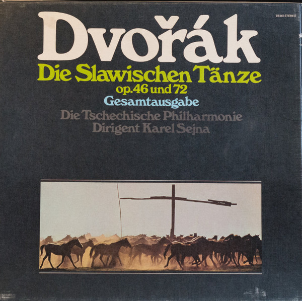 Cover Dvořák*, Die Tschechische Philharmonie* Dirigent Karel Sejna* - Die Slawischen Tänze Op.46 Und 72 (Gesamtausgabe) (2xLP, Club, RE, S/Edition + Box) Schallplatten Ankauf