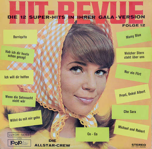 Cover Die Allstar-Crew - Hit Revue - Die 12 Super Hits In Ihrer Gala-Version - Folge 12 (LP, Comp) Schallplatten Ankauf